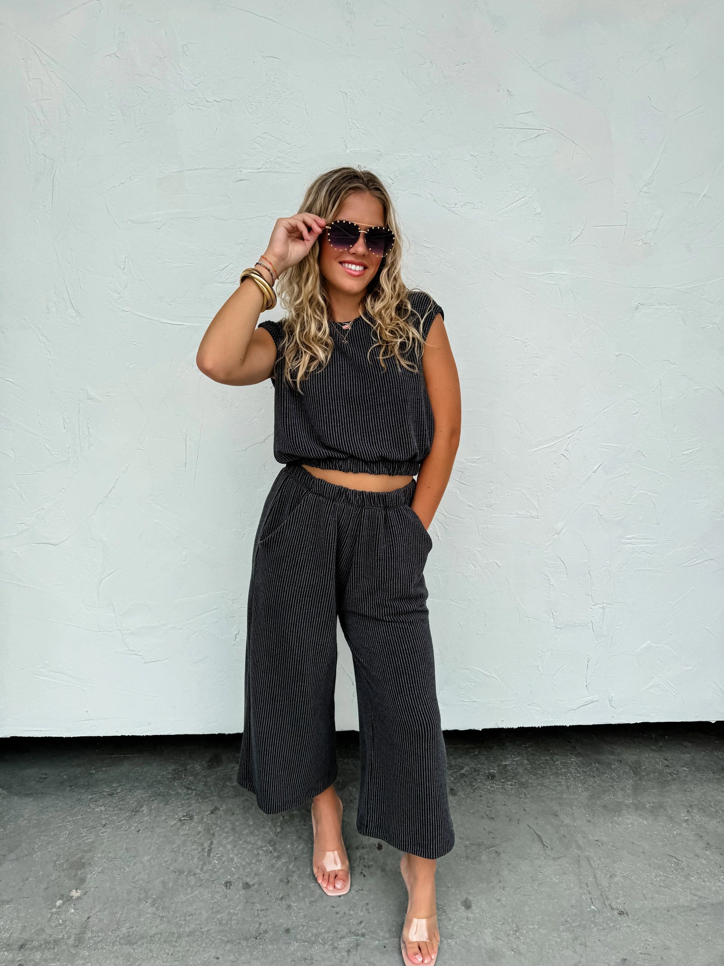 PREORDER: Maddie Cropped Pant Set