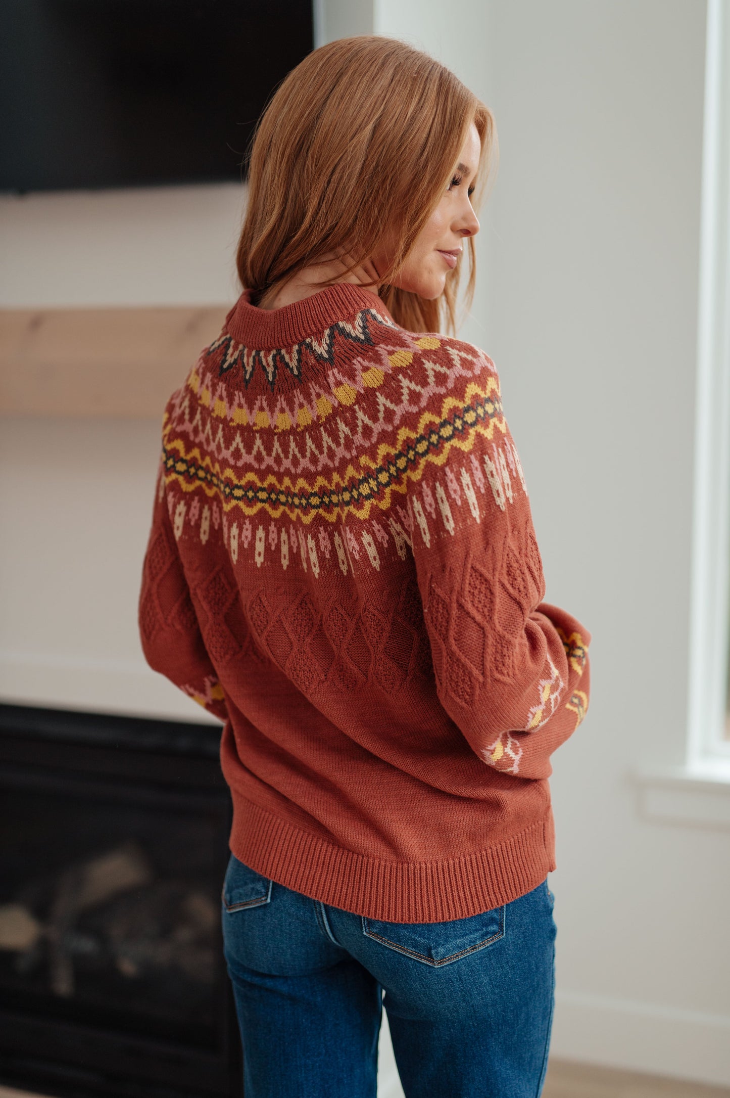 Cozy Chalet Fair Isle Sweater