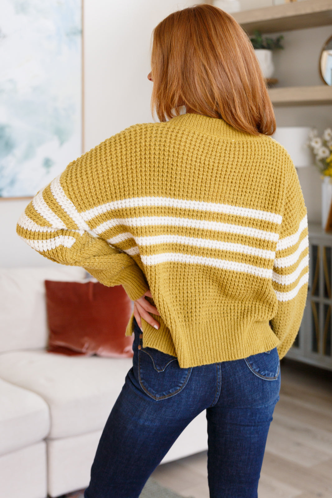 On Top of the World Striped Cardigan